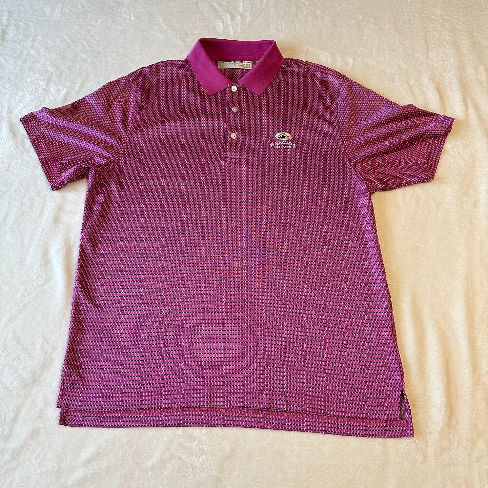 Carnoustie Performance Men's Large Bandon Dunes Golf Polo Pink
